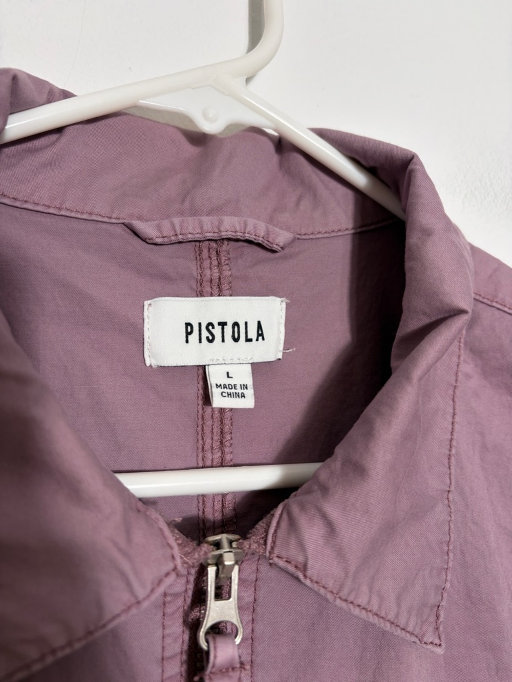 Pistola Mauve One-Piece Jumpsuit with Front Zip - Large - Picture 2 of 8